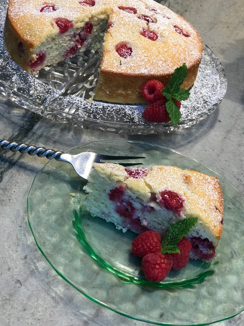 Raspberry Ricotta Cake